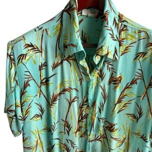 Basic Threads Retro Hawaiian Style Shirt Large